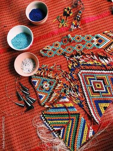 Materials and equipment for making tribal jewelry