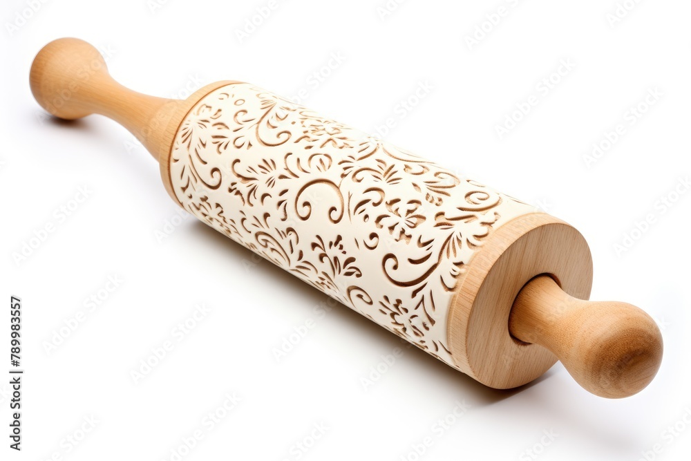 Rolling Pin , white background.