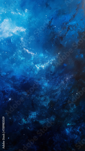Blue Galaxy background © dip