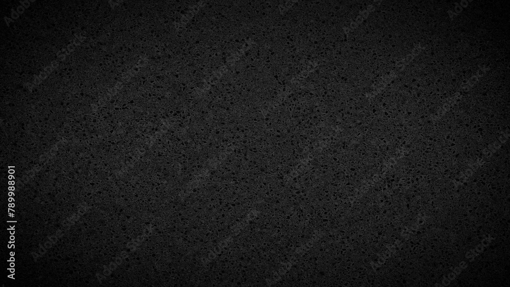 Fototapeta premium Abstract Black wall texture for pattern background. wide panorama picture. Black wall texture rough background dark concrete old grunge background black, texture background template page web banner