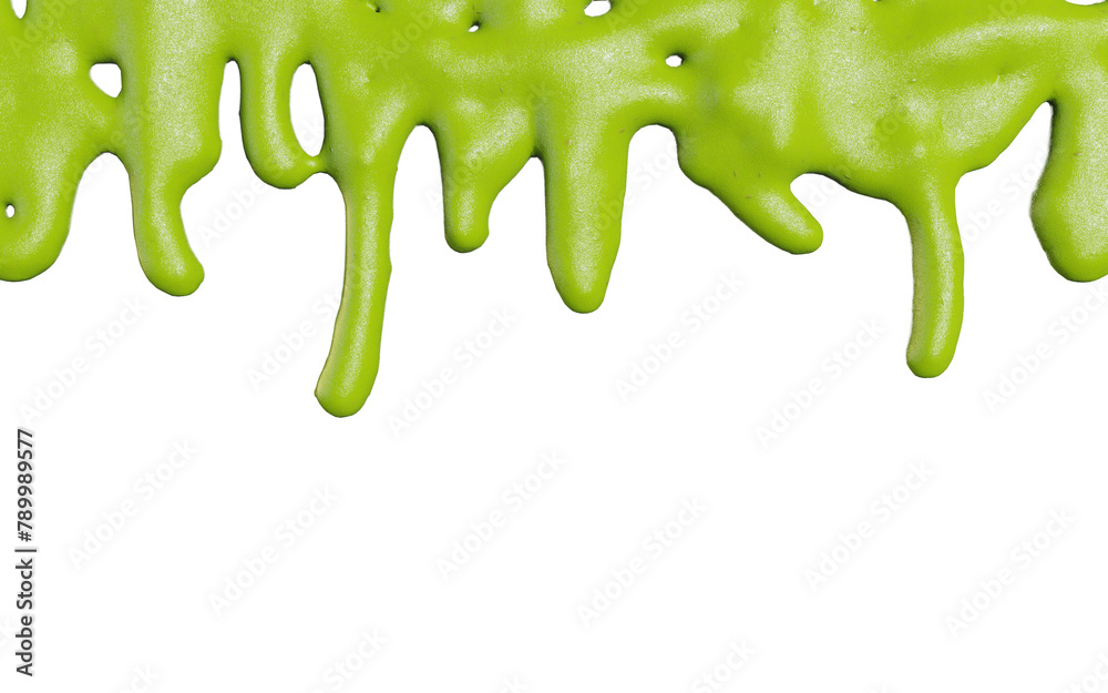 3d render of isolated wasabi swirl and line spatter or stains on white top view background 3d render of isolated wasabi swirl and line spatter or stains on white top view background