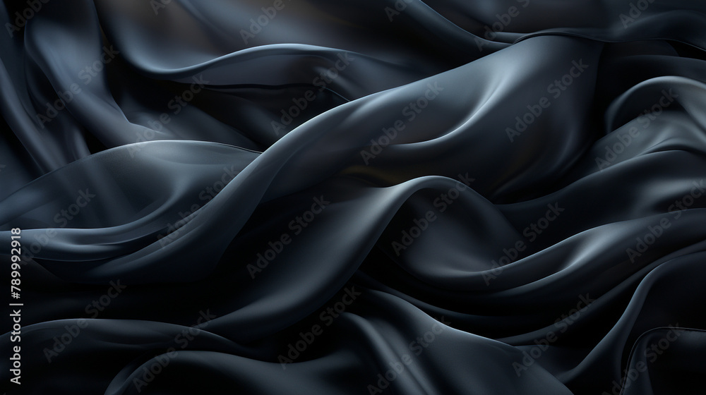 black transparent fabric wallpaper background сreated with Generative Ai black transparent fabric wallpaper background сreated with Generative Ai