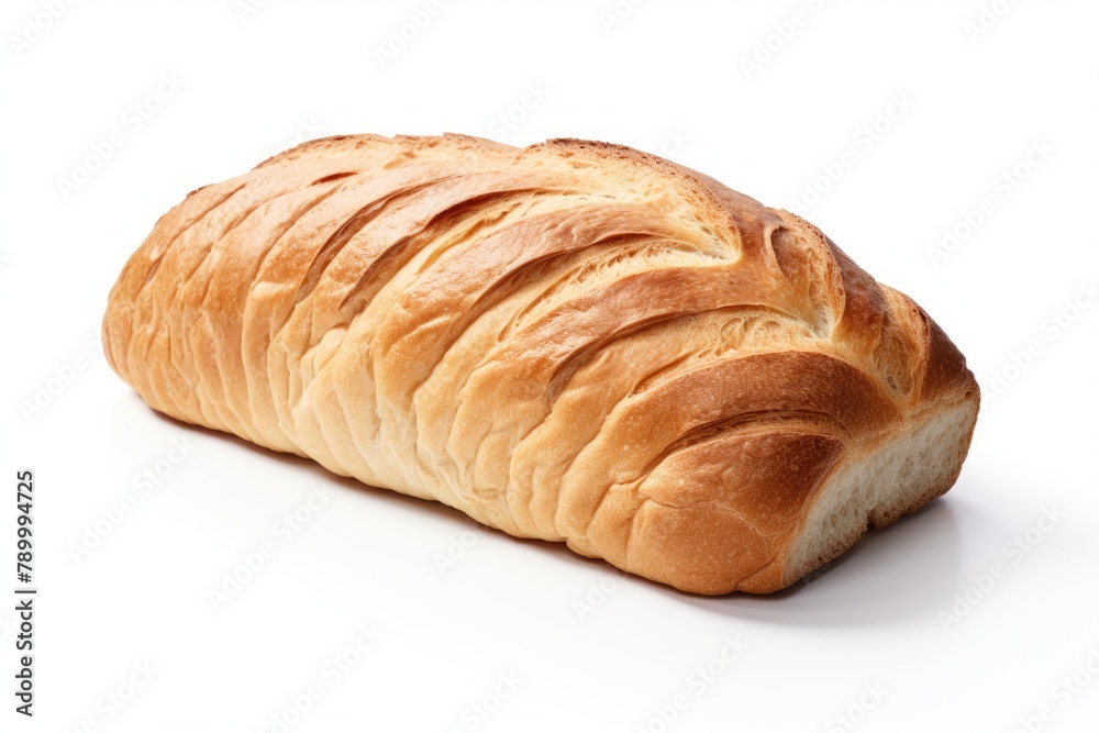 Bread Couche , white background.