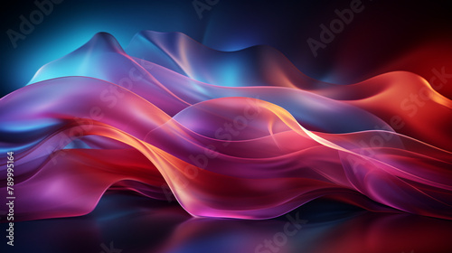 Wallpaper Mural Dark blue violet purple magenta pink burgundy red abstract background сreated with Generative Ai Torontodigital.ca