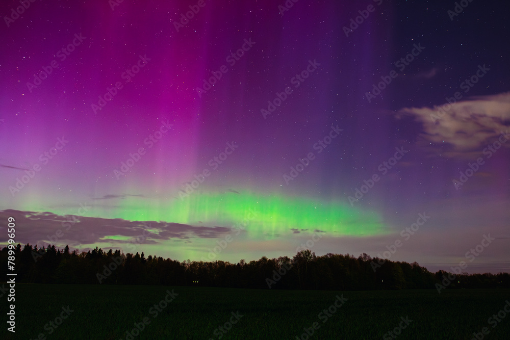 Bright Northern lights Bright Northern lights