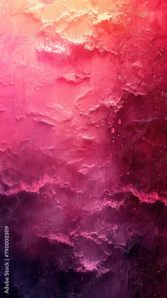 Textured Pink Gradient Paint on Canvas Abstract Art. Background for Instagram Story, Banner