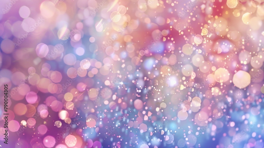 Dreamy Pastel Bokeh Light Effect Background Dreamy Pastel Bokeh Light Effect Background