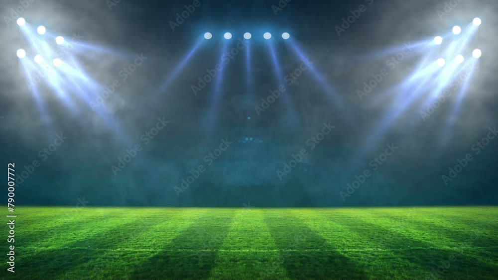stadium Moving lights, animated flash with people fans. 3d render illustration cloudy sunset stadium Moving lights, animated flash with people fans. 3d render illustration cloudy sunset