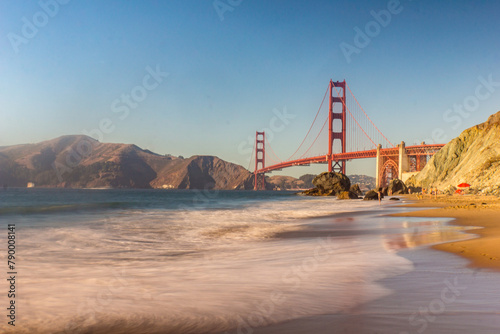 Golden Gate Bridge on a sunny day in San Francisco