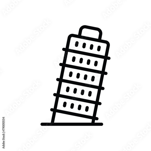 Pisa Tower vector icon