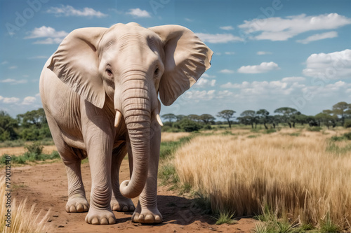 Il Miracolo Raro- L'Elefante Albino photo