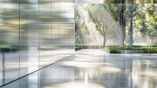 Modern Business Building Facade  Elegant Architecture with Sleek Design  Urban Professional Environment