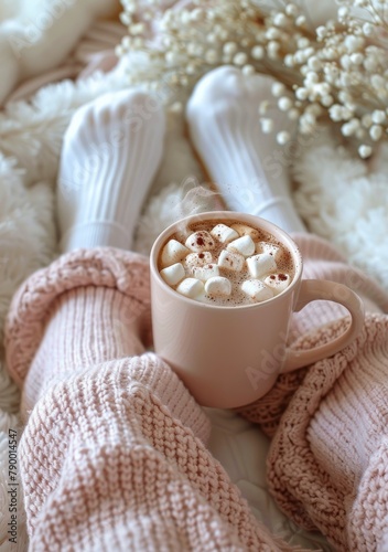 Person Holding a Cup of Hot Chocolate