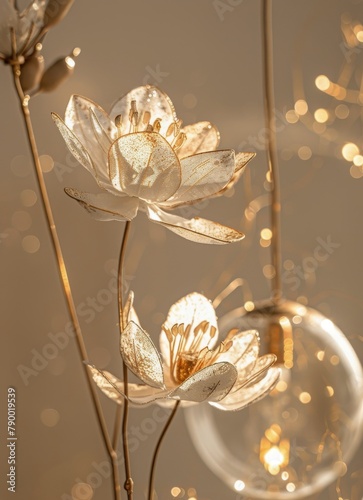 Arrangement of Colorful Flowers in a Vase