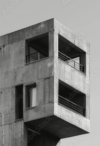 Tall Building With Balconies