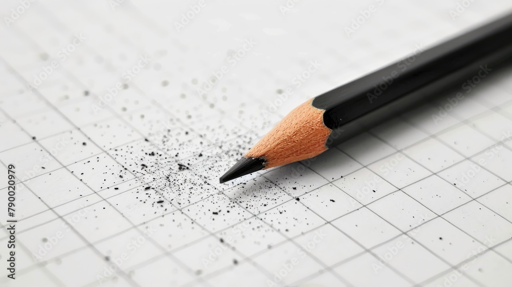 Notebook paper background with pencil concept of studying Notebook paper background with pencil concept of studying
