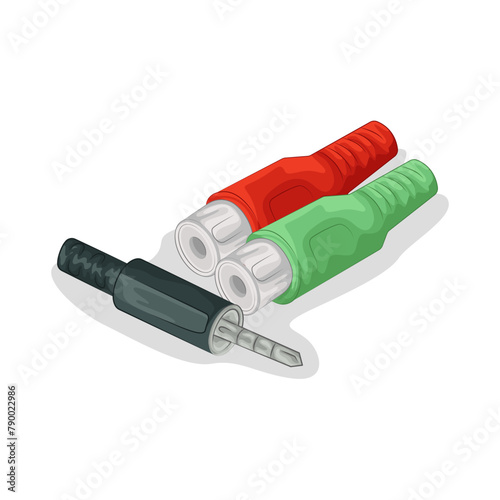 Illustration of jack connector