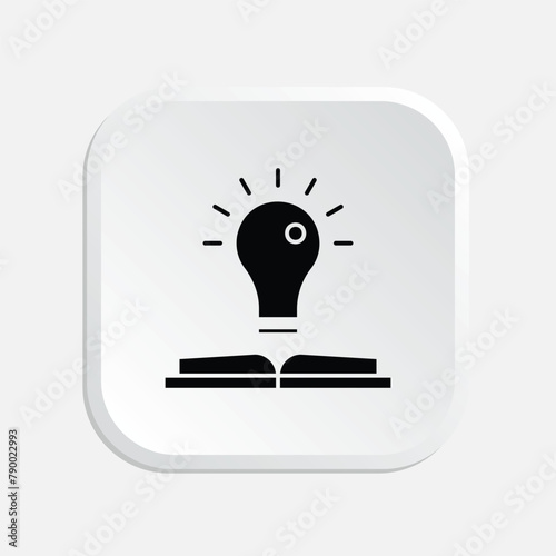 knowledge icon, wisdom, understanding, expertise, information, intelligence, learning, awareness, insight, enlightenment, cognition, comprehension, expertise, erudition, scholarship, education photo