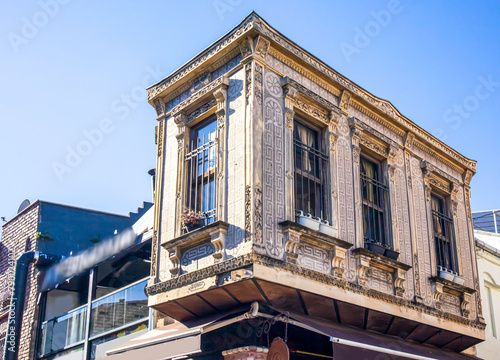 Photography Old historical building facade, Balat istanbul