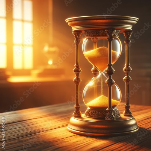 Hourglass, time is slipping away