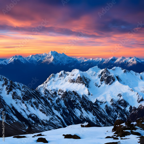 Majestic Mountain Sunrise