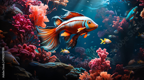 fish in aquarium © Muhammad