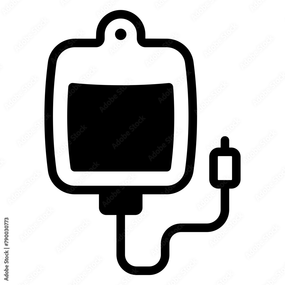 IV fluid bag icon IV fluid bag icon