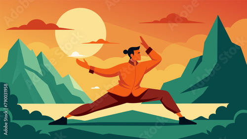 In the mountains of China a student undergoes grueling physical and mental training to become a master of Tai Chi an ancient martial art known © Justlight