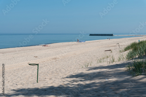 Deserted Baltic Beach in Early Spring