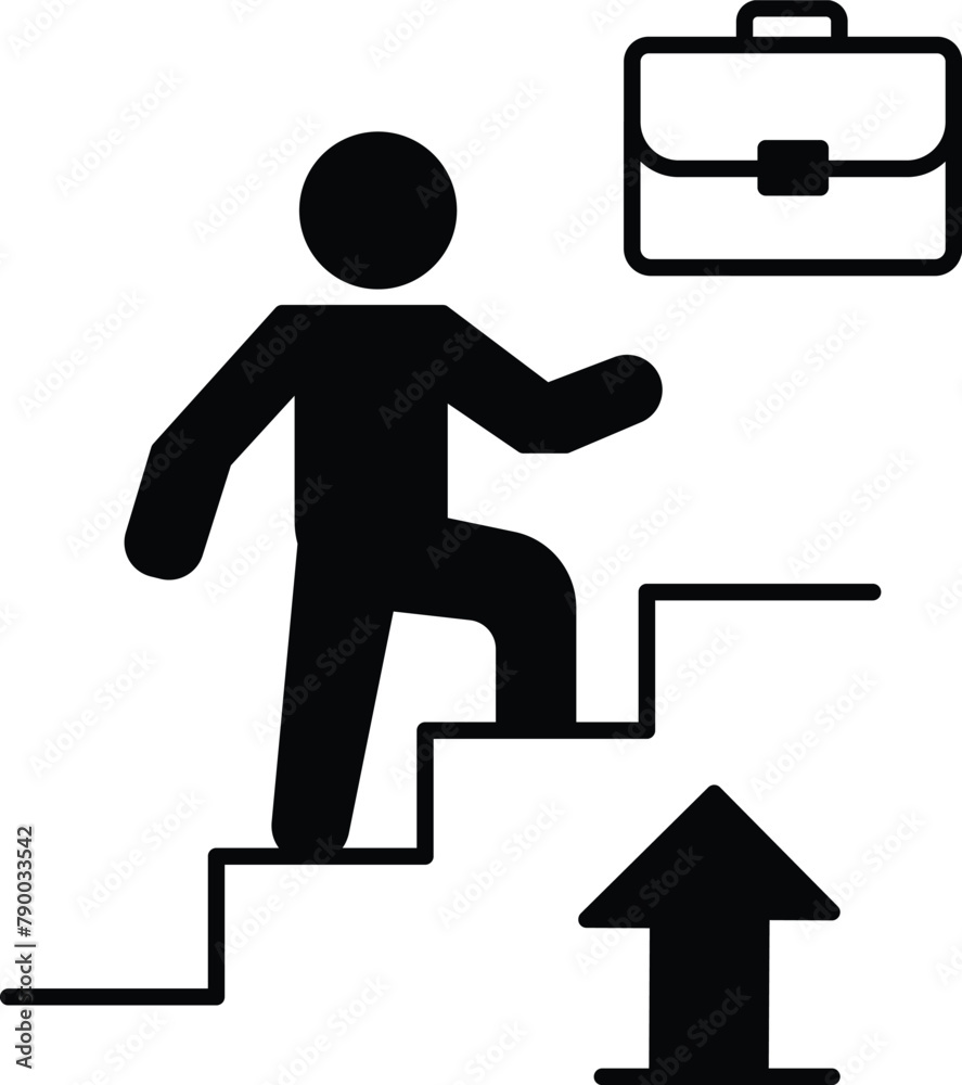 Career advancement Vector icon which can easily modify or edit Career advancement Vector icon which can easily modify or edit