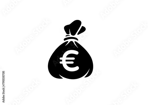 bag with Euro money