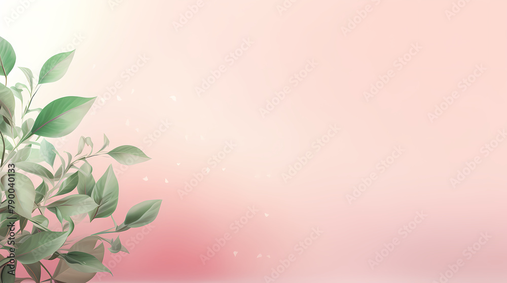 Simple leaves background, elegant plant design Simple leaves background, elegant plant design