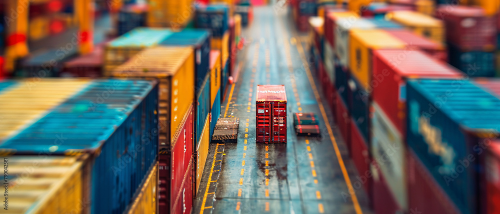 Fototapeta premium Supply chains often involve multiple suppliers manufacturers