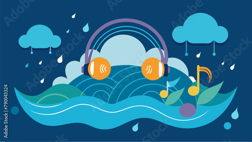 Sound therapy with soothing noises such as ocean waves or rain are played to promote relaxation and mental clarity.