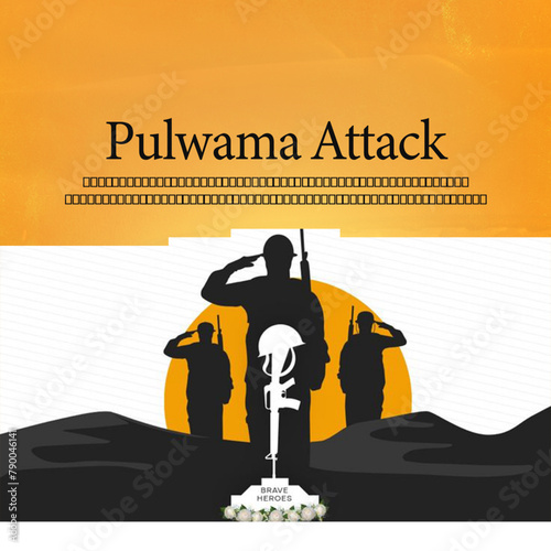Paying tribute to the martyrs of the Pulwama Attack. Honoring their sacrifice and remembering their bravery.