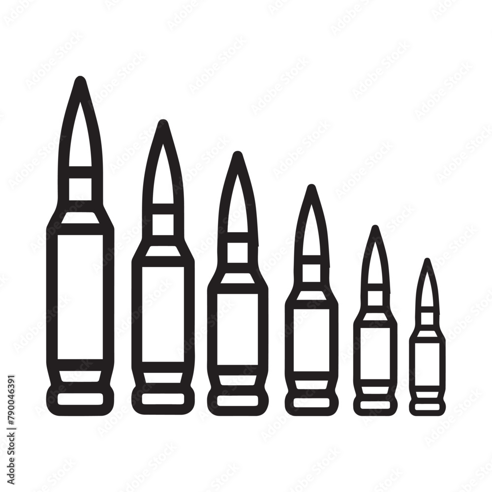 bullet ammunition vector illustration symbol design bullet ammunition vector illustration symbol design