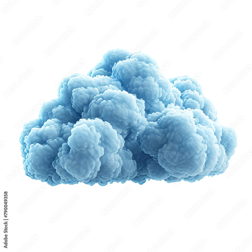 Beautiful Cloud Icon Isolated On White Background Beautiful Cloud Icon Isolated On White Background