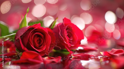 Roses symbolize love