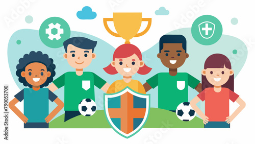 A communitybased soccer league offering divisions for children teens and adults fostering teamwork and healthy competition.