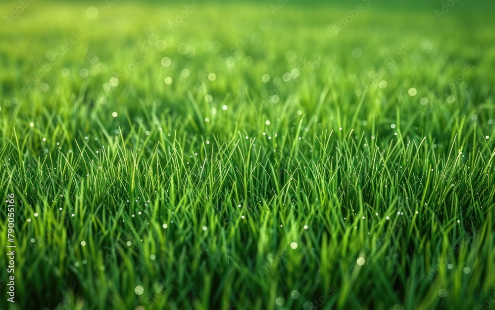 Dewy Morning Grass