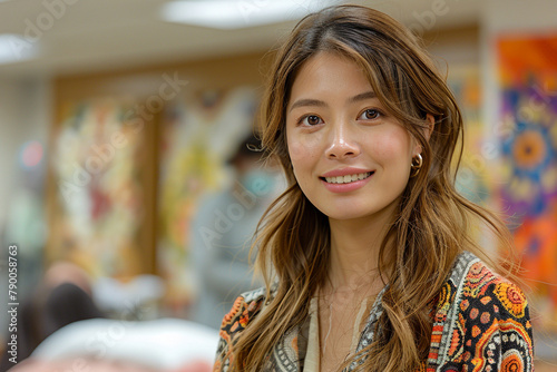 A volunteer acupuncturist providing pain management treatments to patients suffering from chronic pain conditions