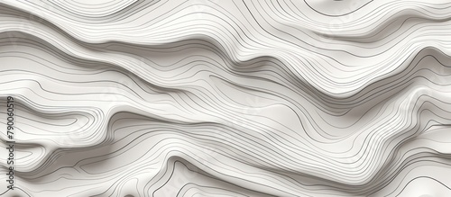White Topographic background and texture, monochrome image low relief