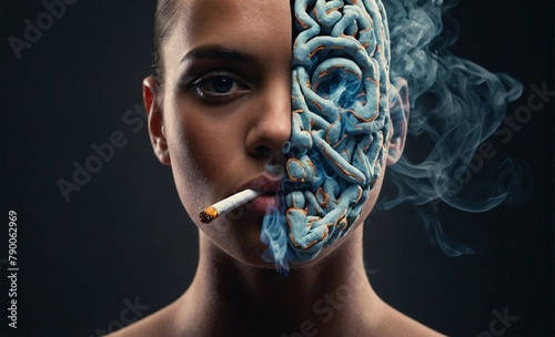Creative Anti-Smoking Campaign Images. World No Tobacco Day.