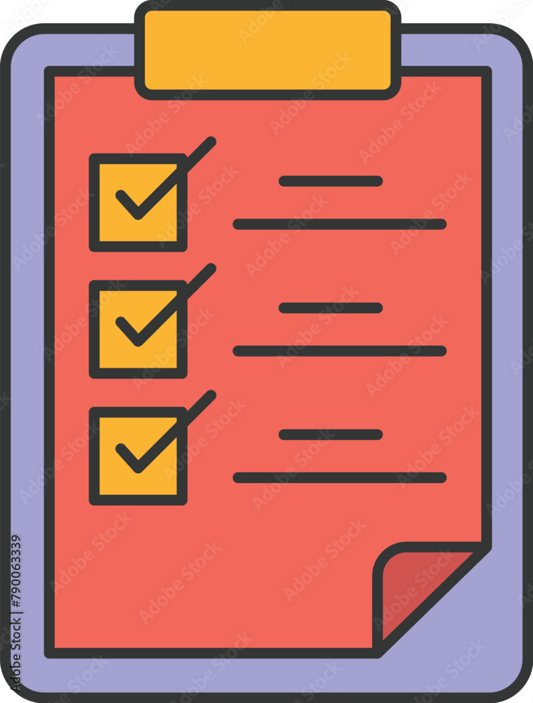 Checklist Vector icon which can easily modify or edit Checklist Vector icon which can easily modify or edit