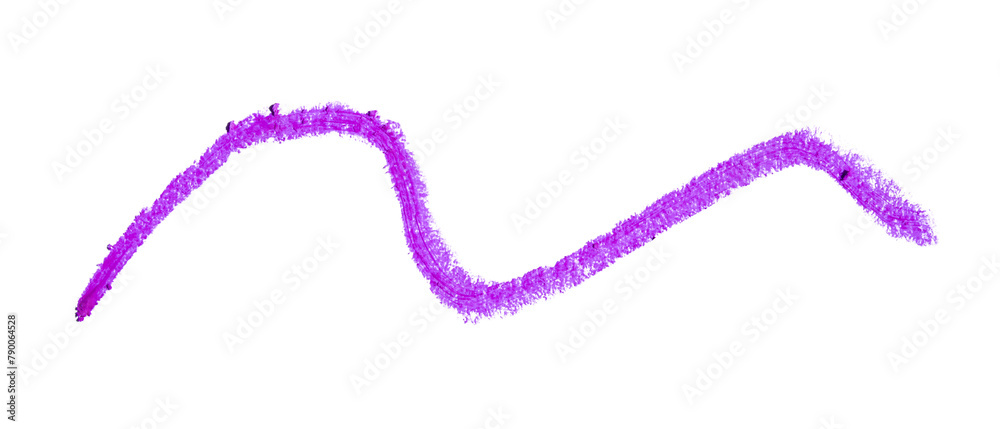 Purple stroke line drawn with crayon pencil on transparent background. Hand drawn zigzag. Purple stroke line drawn with crayon pencil on transparent background. Hand drawn zigzag.