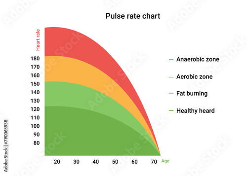 Heart rate chart. Heartbeat risk diagram with infographics rating healthy and diseased heart and risks with cardio vector stimulation monitoring