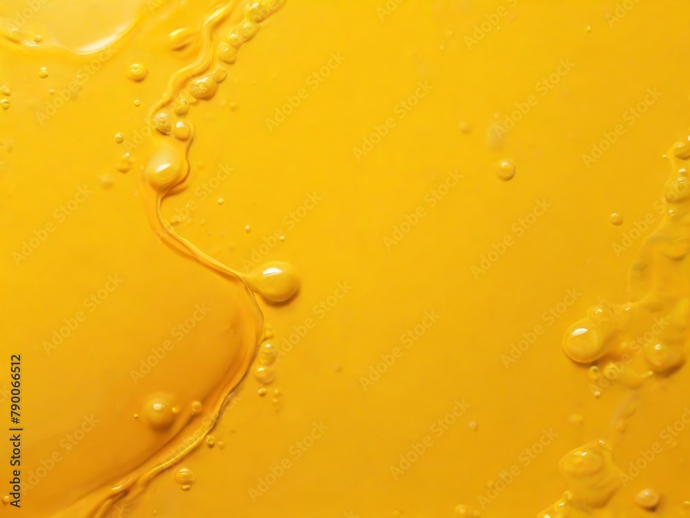 Abstract liquid yellow background.Liquid cream background texture