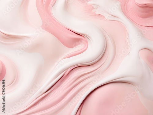 Obraz na płótnie Abstract liquid beige with pink background. Creamy cream background, background texture w salonie