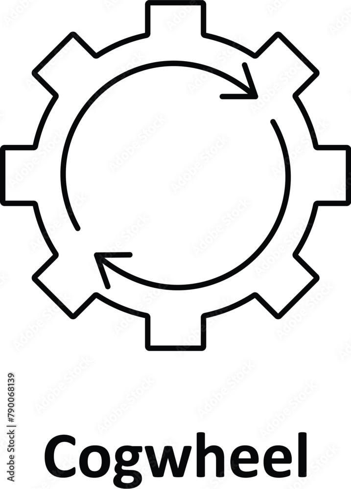 Cogwheel Vector icon which can easily modify or edit Cogwheel Vector icon which can easily modify or edit