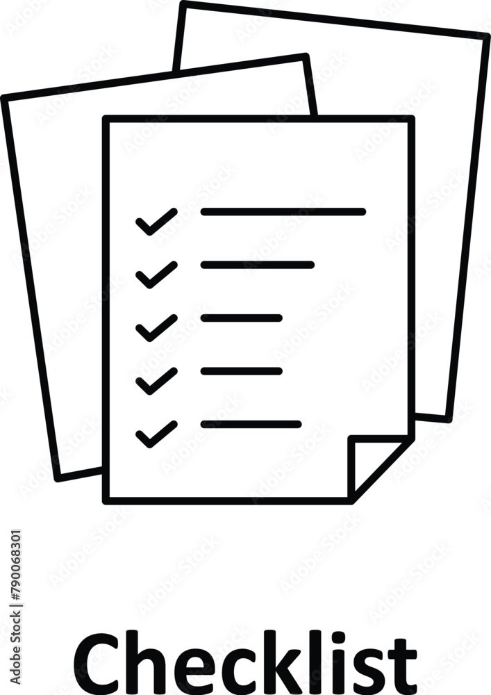 Checklist Vector icon which can easily modify or edit Checklist Vector icon which can easily modify or edit